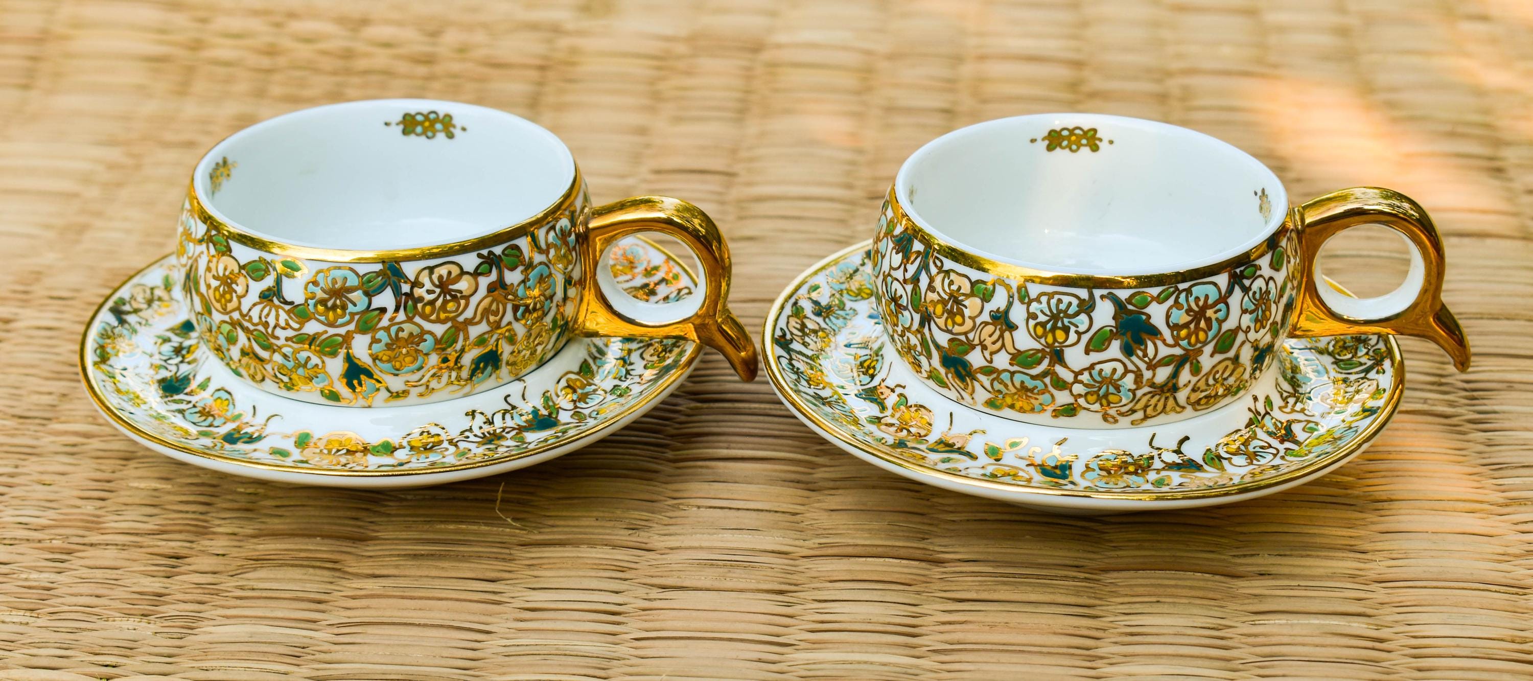 Benjarong Cup Saucer Thailand - Etsy