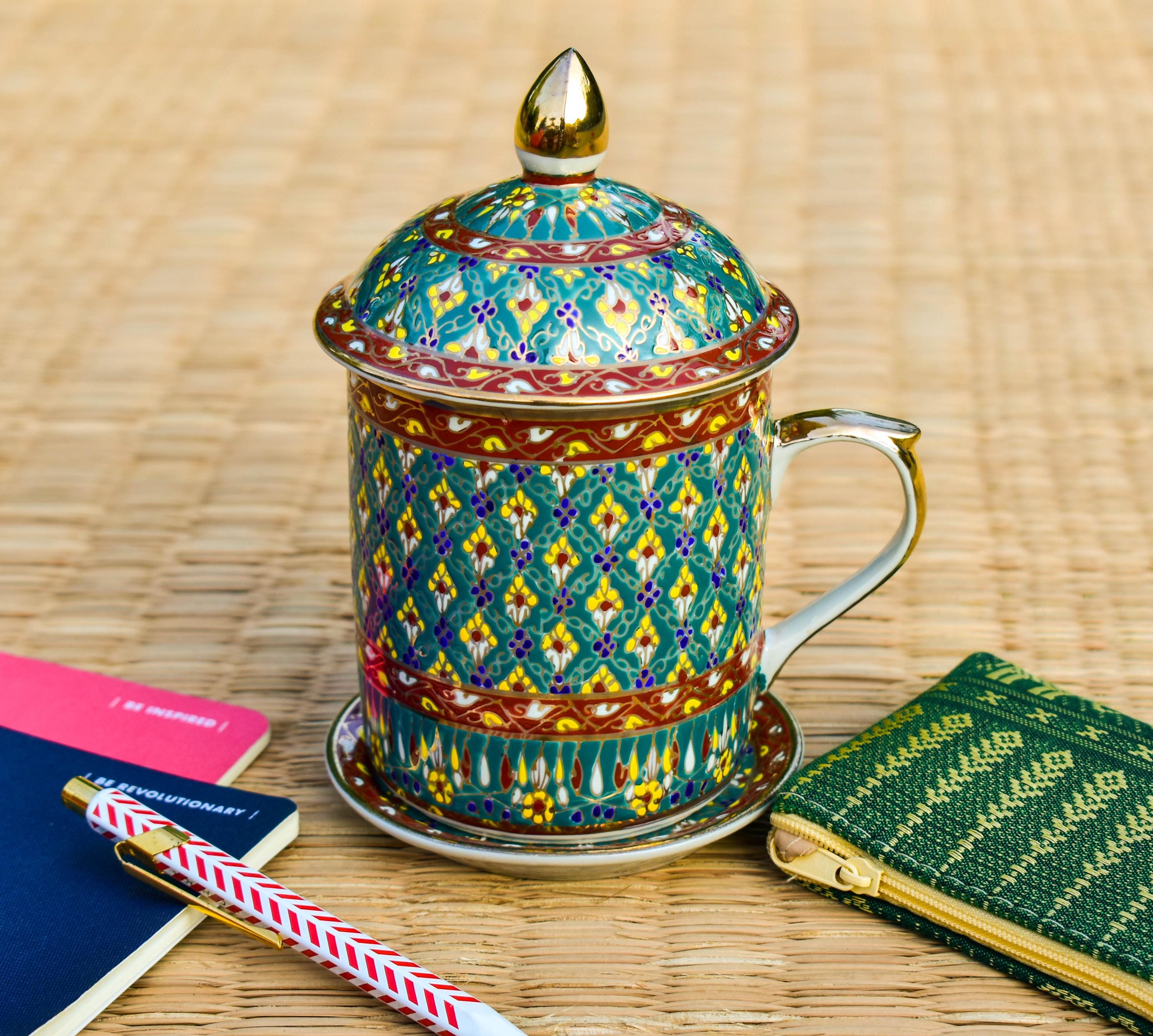 Benjarong tea set - Etsy 日本