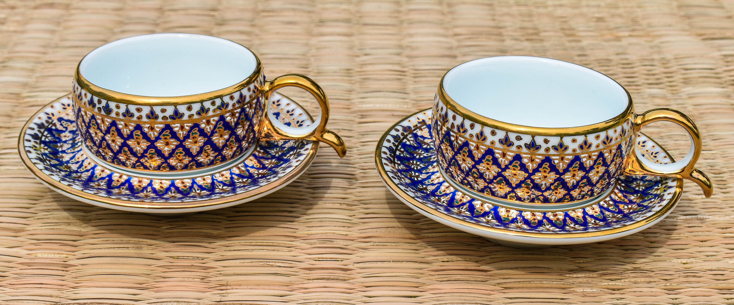 タイ⚪ベンジャロン焼⚪2個セット タイの食器ブランド「ブラン