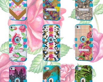 Sugar Skull Hard Cover Case for iPod Touch 5th Gen Multiple Sugar Skulls