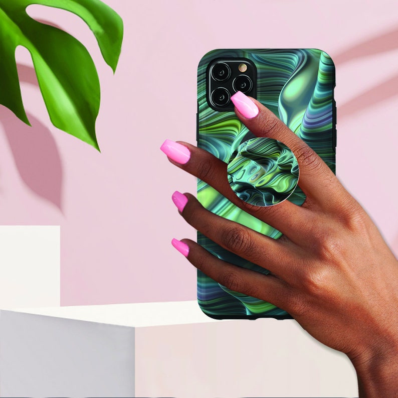 Custom Wave Popsocket With iPhone 11 12 Pro Max case iPhone Etsy