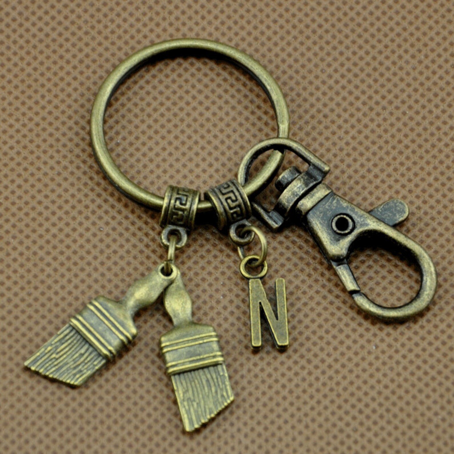 Paint Brush Keychain Paint Brush Charm Painters Charm Etsy