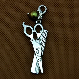 Personalized Scissors Key Chain, Weapon of Choice, Crafting Key Chain