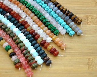 8x12mm/10x14mm Stone Pumpkin Beads,Halloween Pumpkin Shaped Beads, Hand Curved Pumpkin Beads for DIY Jewelry Making Wholesale