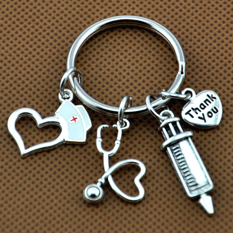 Nurse Personalized Keychain Nurse Gift Nurse Etsy