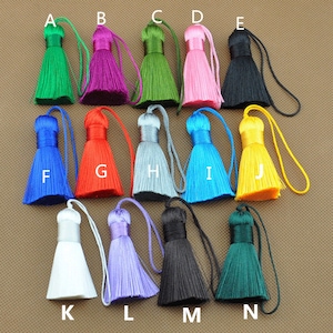 Silk Tassel, Small Thick Tassel, Small Tassels, Silk Tassel, Tassel, Handmade tassels, Decorative Tassels,Thick Tassel, Necklace Tassel