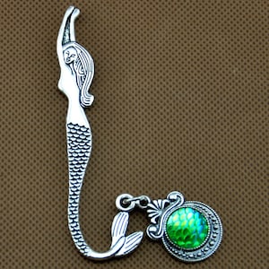Mermaid Bookmark,Mermaid Bookmark Resin Scales Bookmarks Pearlescent Scales Mythology Bookmark Sea Bookmark Iridescent
