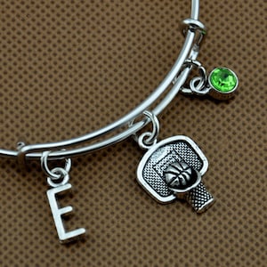 Basketball Bracelet, Basketball Gifts, Basketball Jewelry, Basketball Bangle,Gifts for Basketball,Girls Basketball Gift,Basketball Team Gift