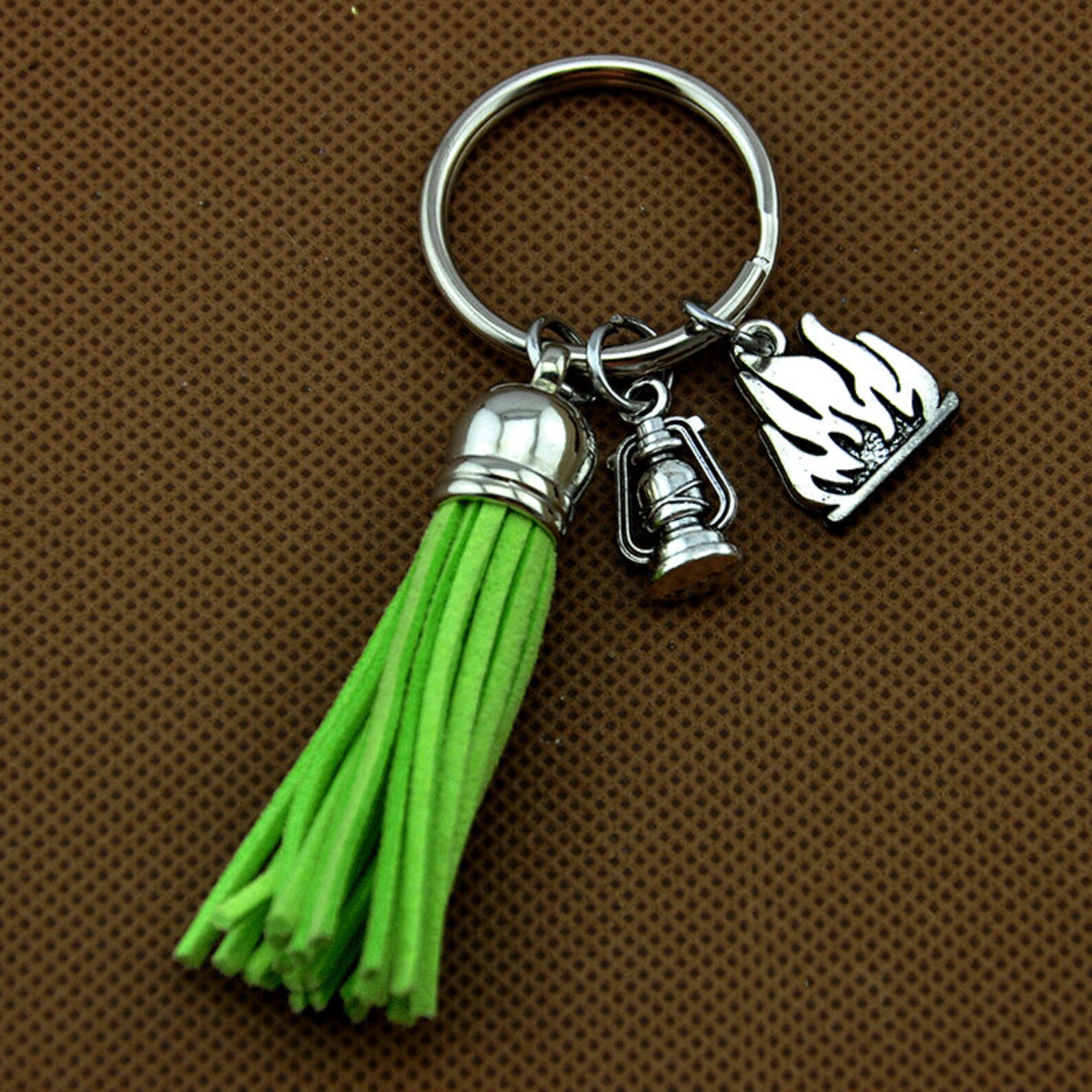 Anillo de llave de camping llavero de la lámpara de la | Etsy