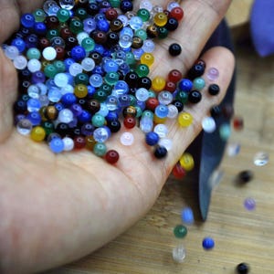 Natural Ball No Hole Sphere Gemstone Undrilled Beads Healing Crystal Mini Ball,4mm 6mm 8mm 10mm 12mm Gemstone Bead,Multiple Colors Wholesale