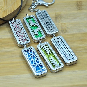 Small Diffusers Keychain Aromatherapy Locket Necklace/keychain,cylinder Shape Stainless Steel ...
