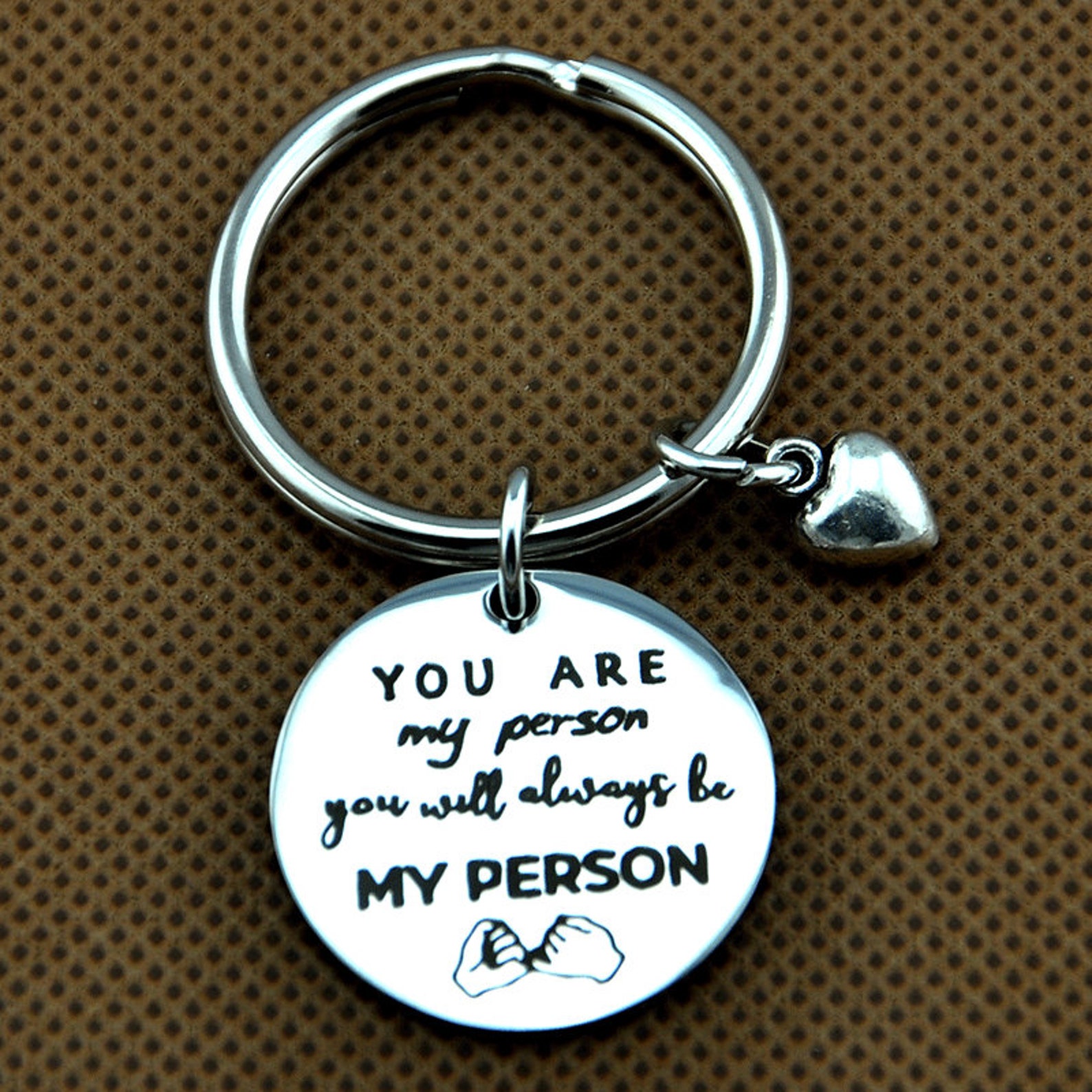 Swear Key Rings You Are My Person Key Ring, Pinkie Swear Key Ring,best Friend Keychain ...