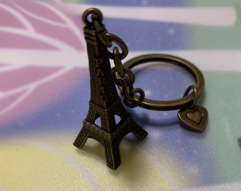 3D Eiffel Tower Keychain / PARIS  Keychain / Party Favors / baby shower/Wedding Favor / Wedding Gift / France Travel Memorabilia Key Chain