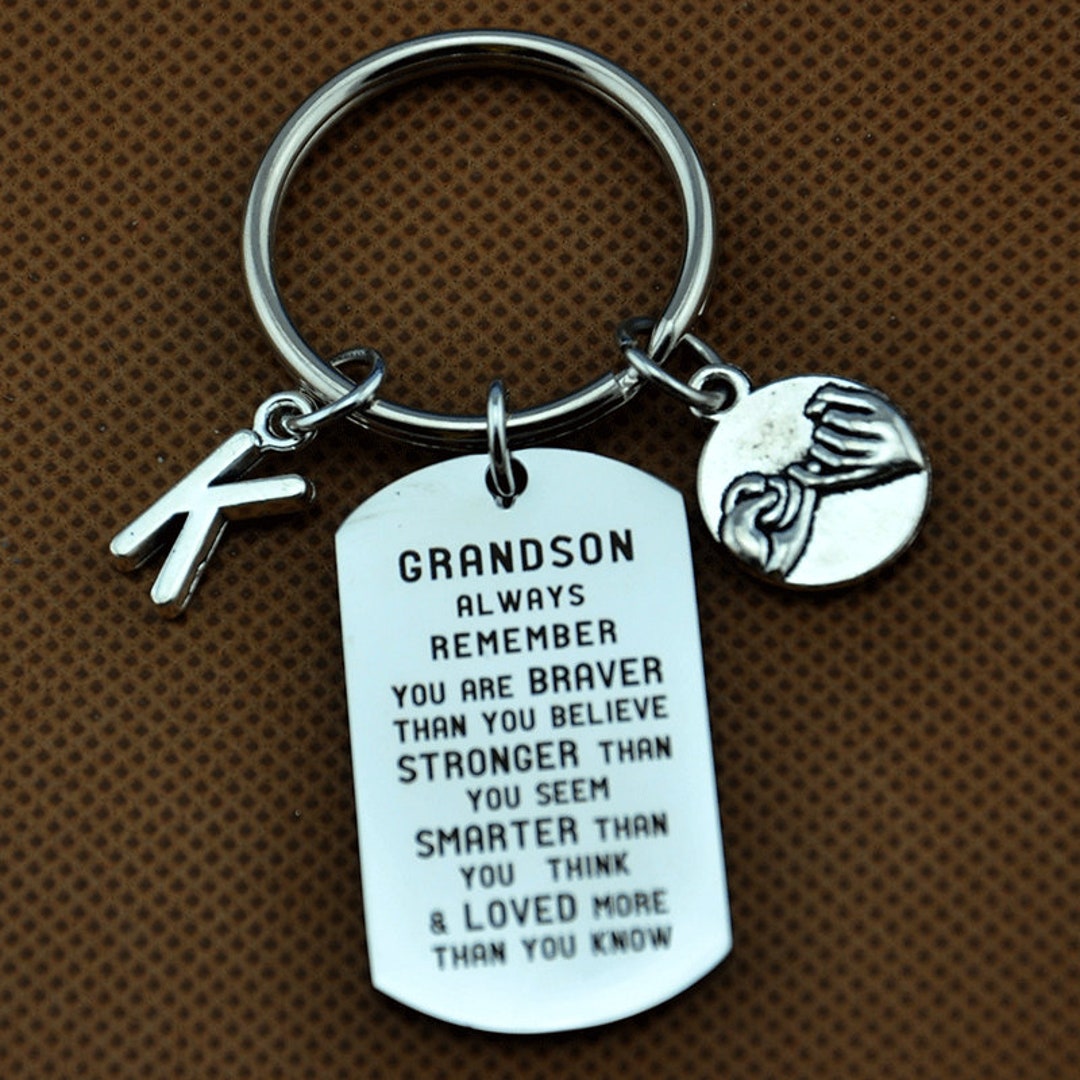 Swear Key Rings Pinkie Swear Key Ring,brother Always Remember You Are Braver Than You ...