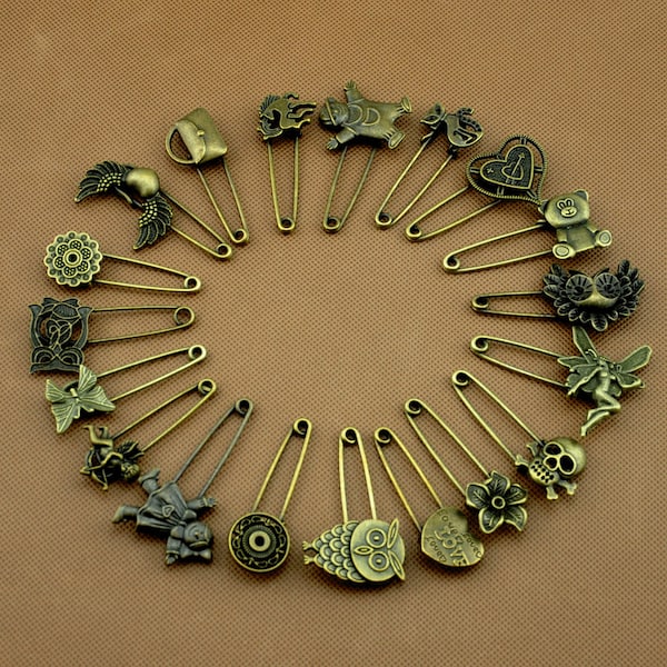 Steampunk Owl Brooch Pin Etsy