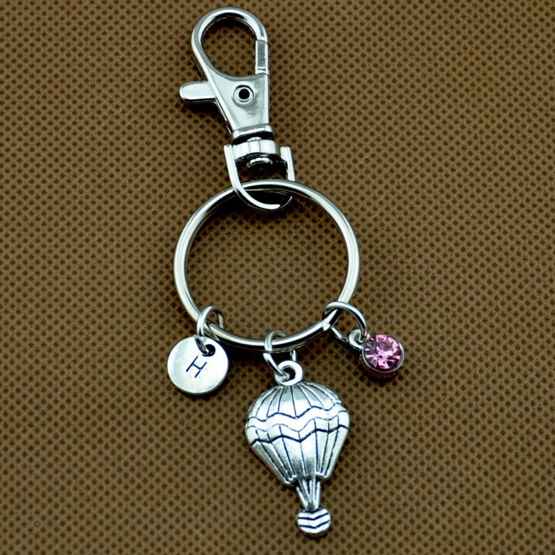 Hot Air Balloon Keychain Balloon Key Chain Gift for Friend Etsy