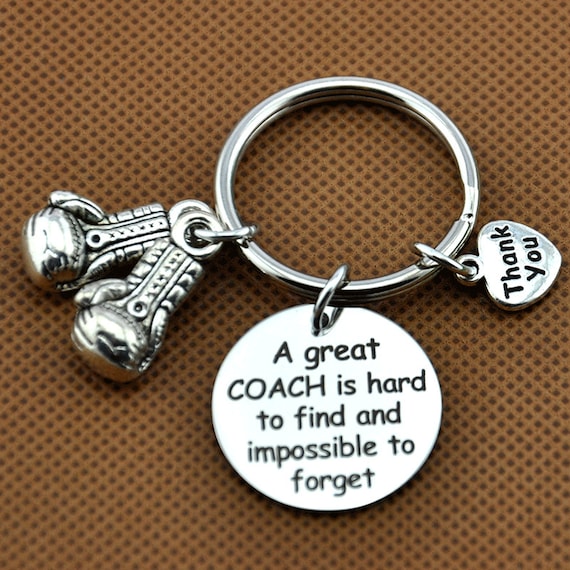 Sport Coach Keychain Giftboxing Coach Keychain Great Coach Etsy
