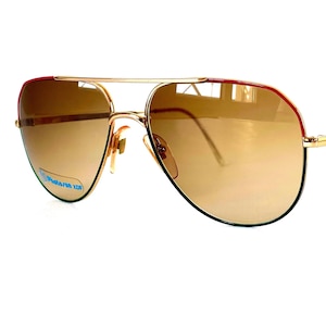 Vintage Lunettes Régé Aviator Sunglasses: French 1980s Photochromic Lenses