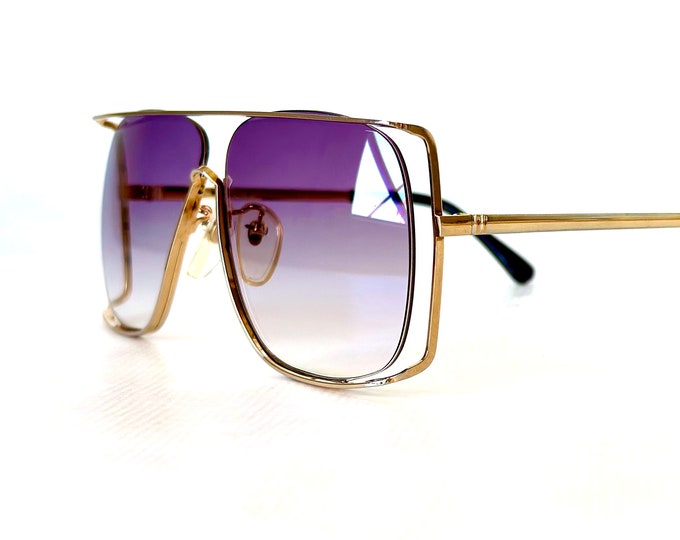 Vintage Tura 403 Sunglasses Including Genuine Leather Case Made in Japan in the 1980s