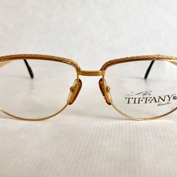 Tiffany T312 Vintage Glasses - 23Kt Gold Plated - New Old Stock