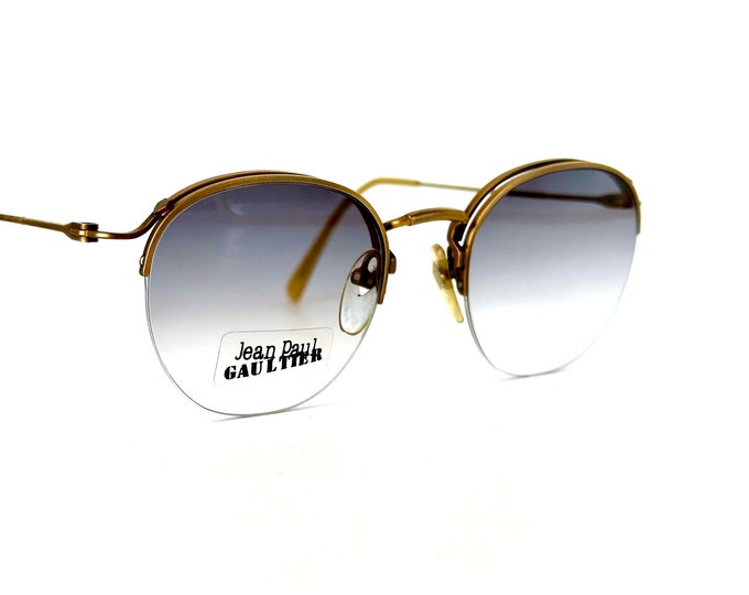 Vintage Jean Paul GAULTIER 55 1172 Sonnenbrille New Old Stock Hergestellt in Japan in den 1980er Jahren