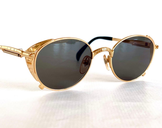 Vintage 1980s Jean Paul GAULTIER 56 - 4174 Sunglasses – New Unworn Deadstock – Including Gaultier Case – Made in Japan