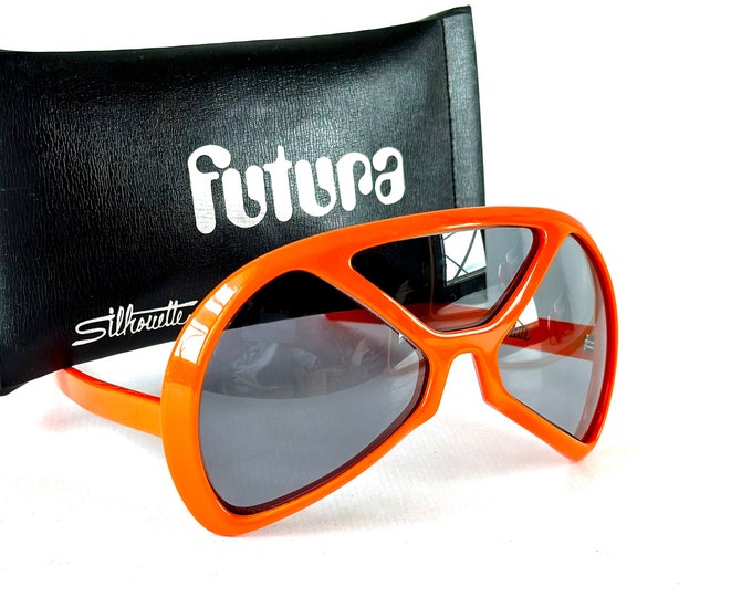 Vintage Silhouette FUTURA 570 Sonnenbrille New Old Stock inklusive Etui Made in Austria 1973