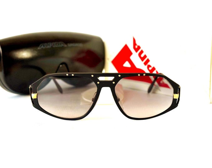Vintage Alpina M1 / A50 Sonnenbrille New Old Stock Full Set Made in Germany in 1991