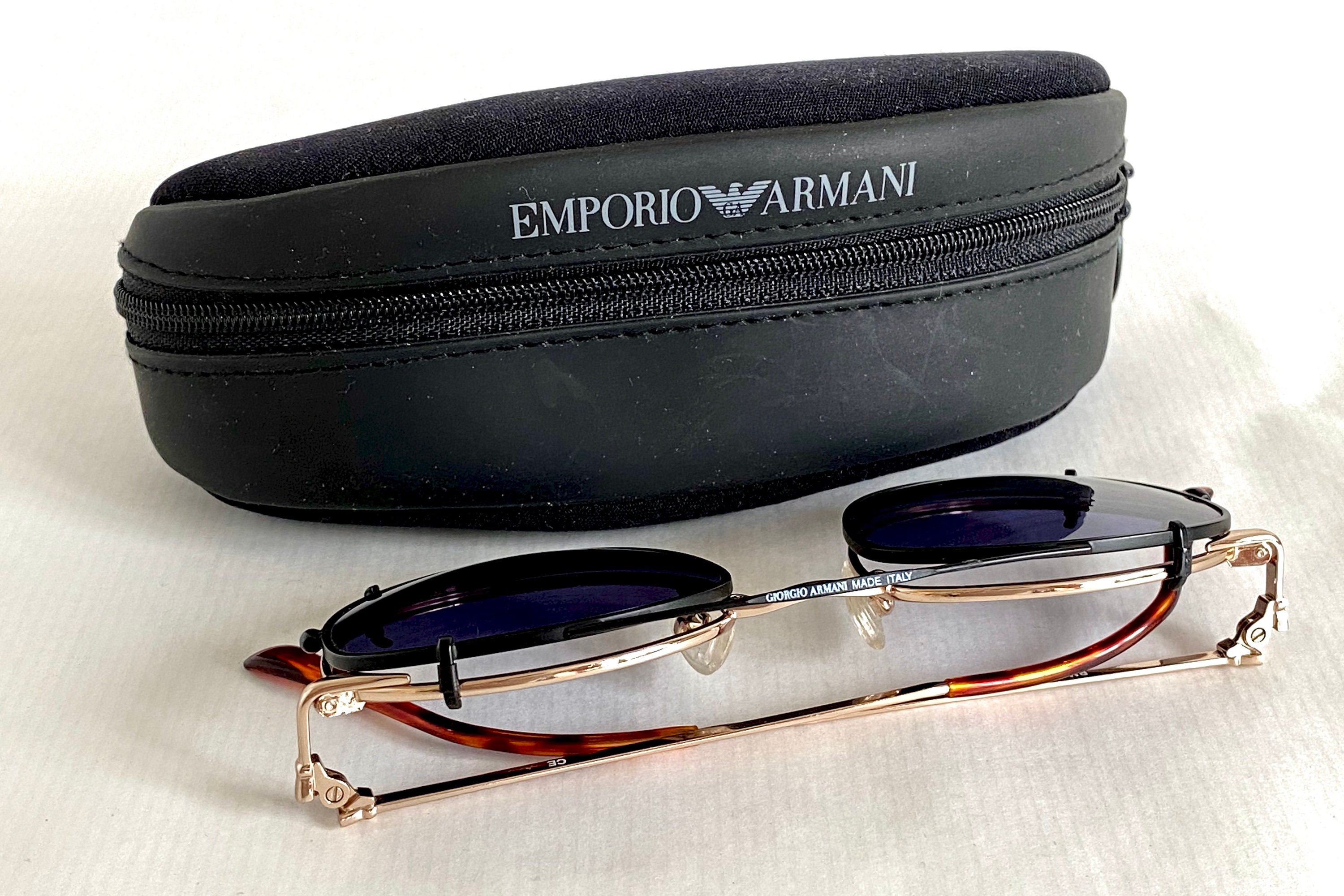 Men's rectangular sunglasses with interchangeable lenses | EMPORIO ARMANI  Man