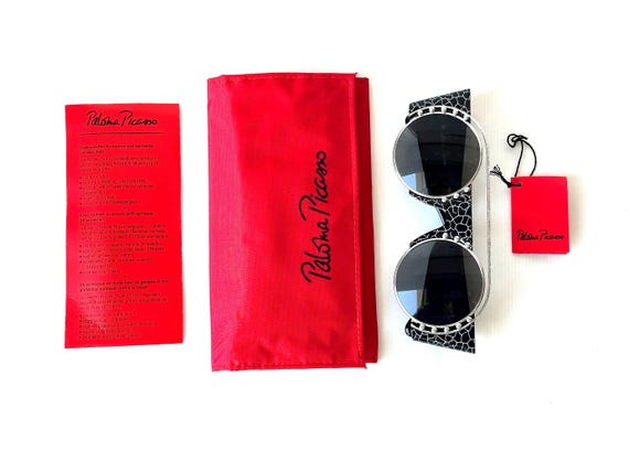 Vintage Paloma Picasso 3729 Sunglasses Lady Gaga Made in  display picture 3