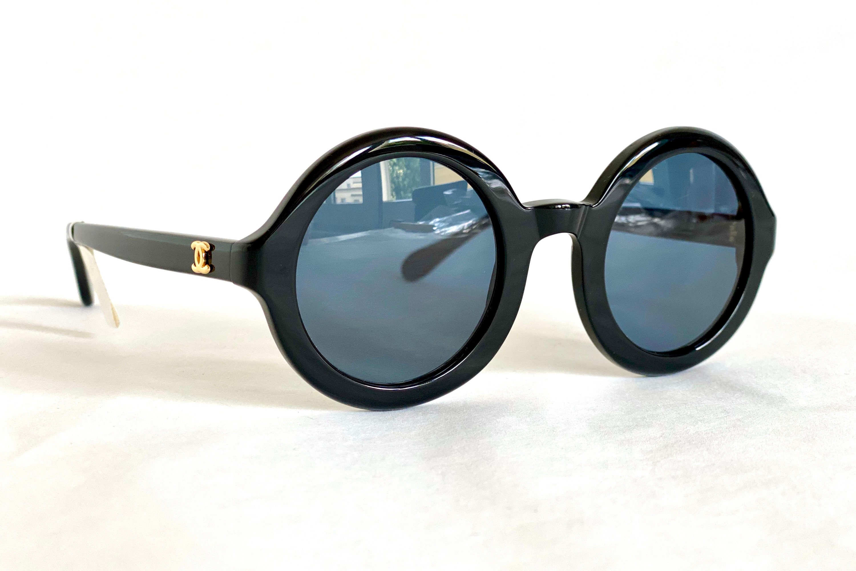 chanel case glass case sunglasses