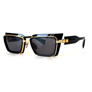 Gafas de sol Balmain Admirable BPS de Olivier Rousteing, nuevas y antiguas, conjunto completo, fabricadas en Japón por Akoni