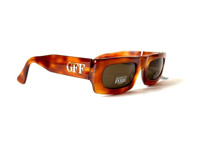 Vintage Gianfranco FERRÉ GFF 109 S Sunglasses New Old Stock Made in Italy in the 1980s