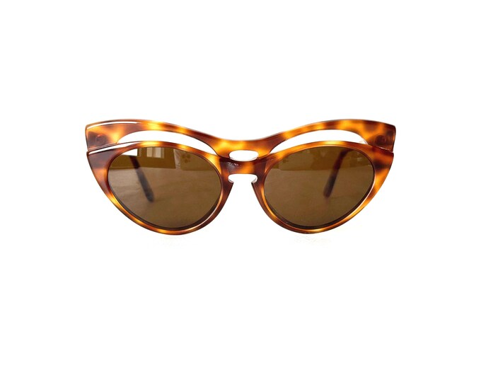 Vintage Moschino by Persol M21 Sunglasses New Old Stock Including Case Made in Italy in the 1990s