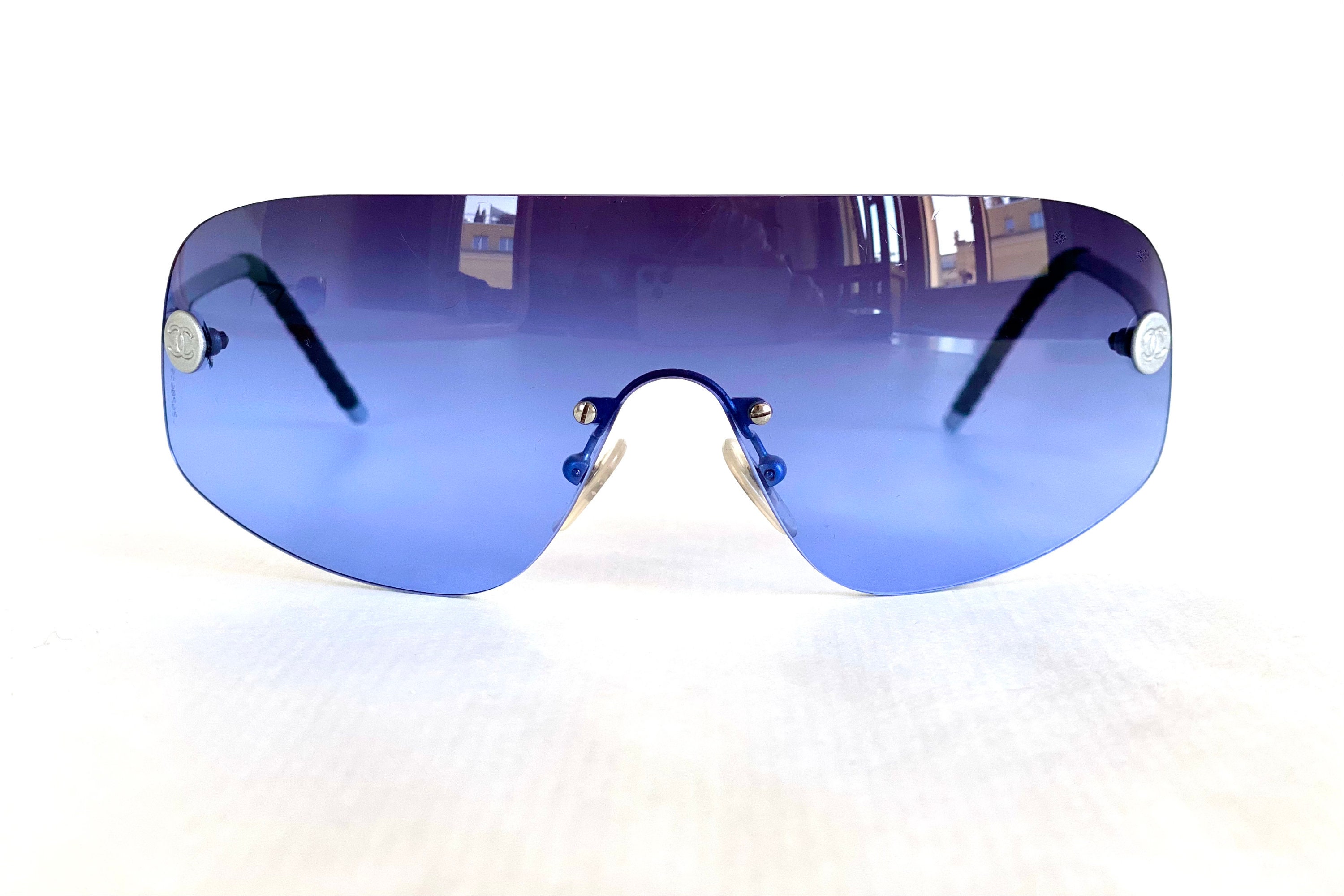 chanel sunglasses with blue