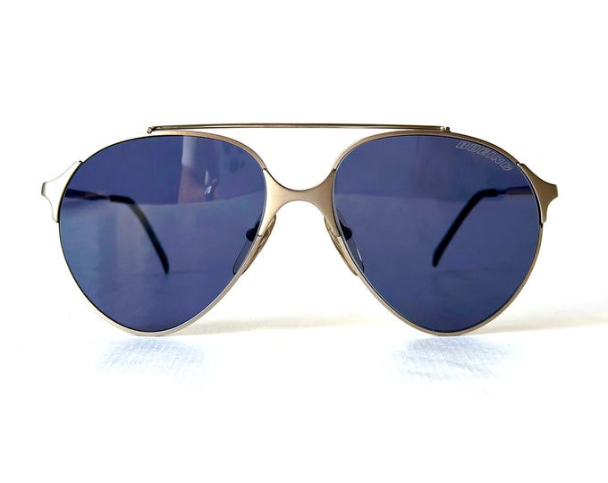 Vintage Boeing by Carrera 5710 70 Titanium Sunglasses New Old Stock Full Set Made in Austria in the 1980s