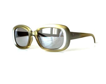 Vintage Christian Dior Sunglasses: DIORLADYCAT2, Silver  display picture 1