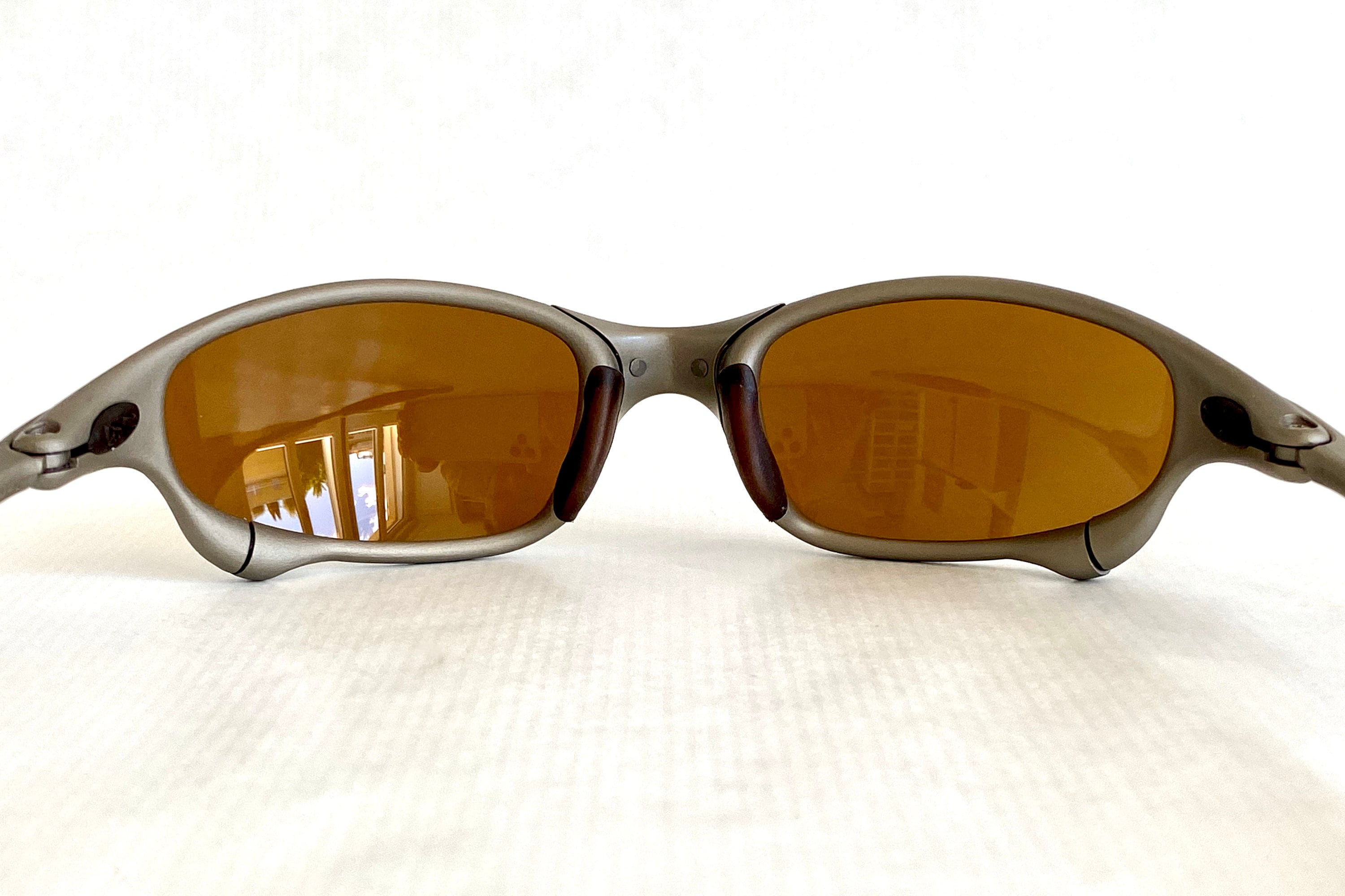1999 Oakley XMetal® JULIET Titanium Gold Iridium Vintage Sunglasses