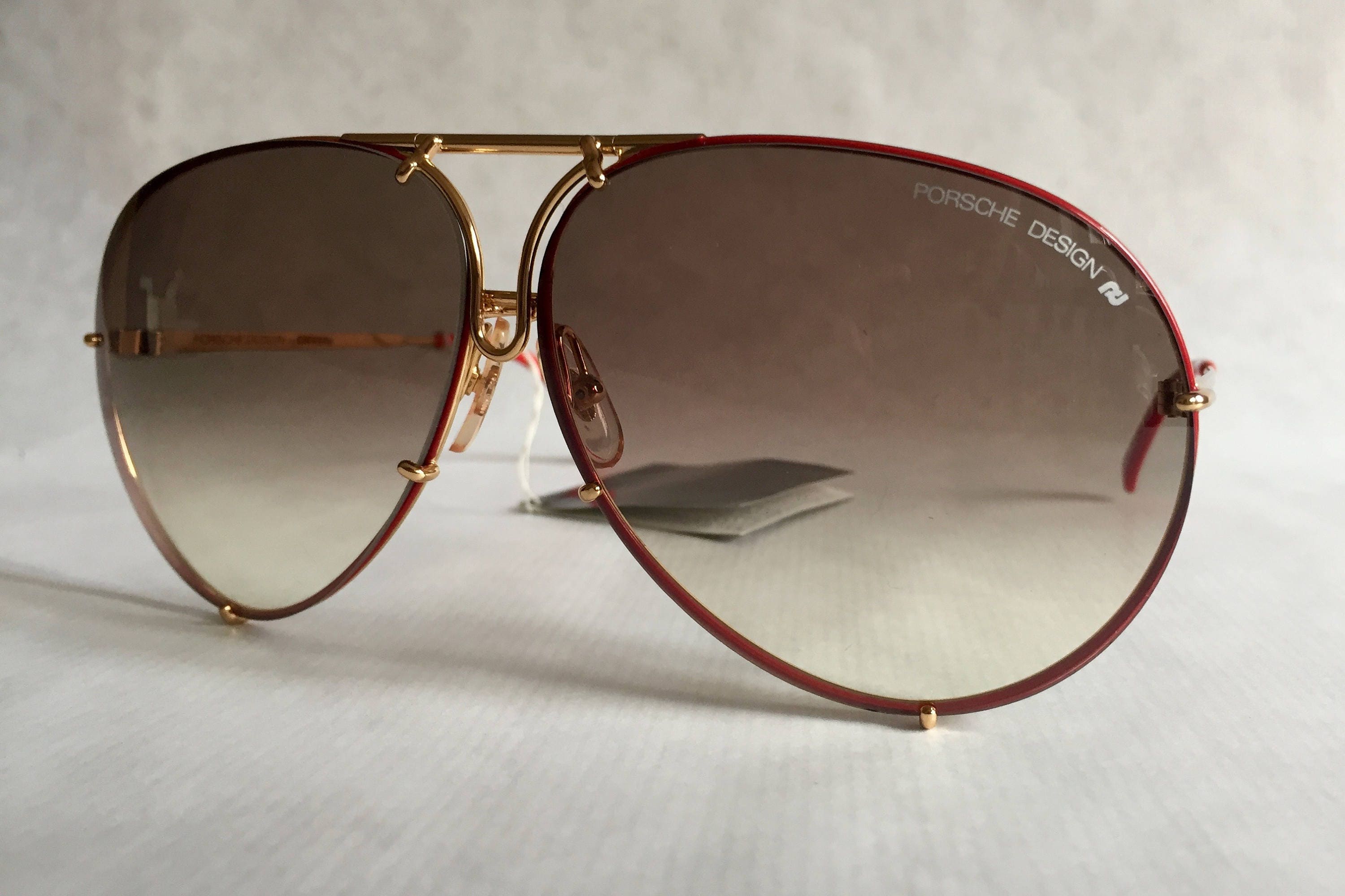 Porsche Design 5621 36 Vintage Sunglasses Full Set with 4 Pairs of