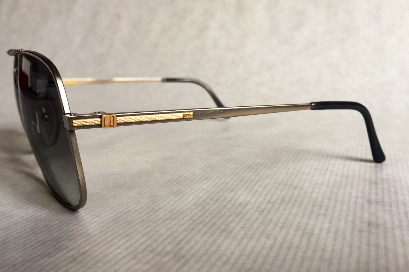 Dunhill 6038 Titanium & 18K Solid Gold Vintage Sunglasses Made in Japan ...