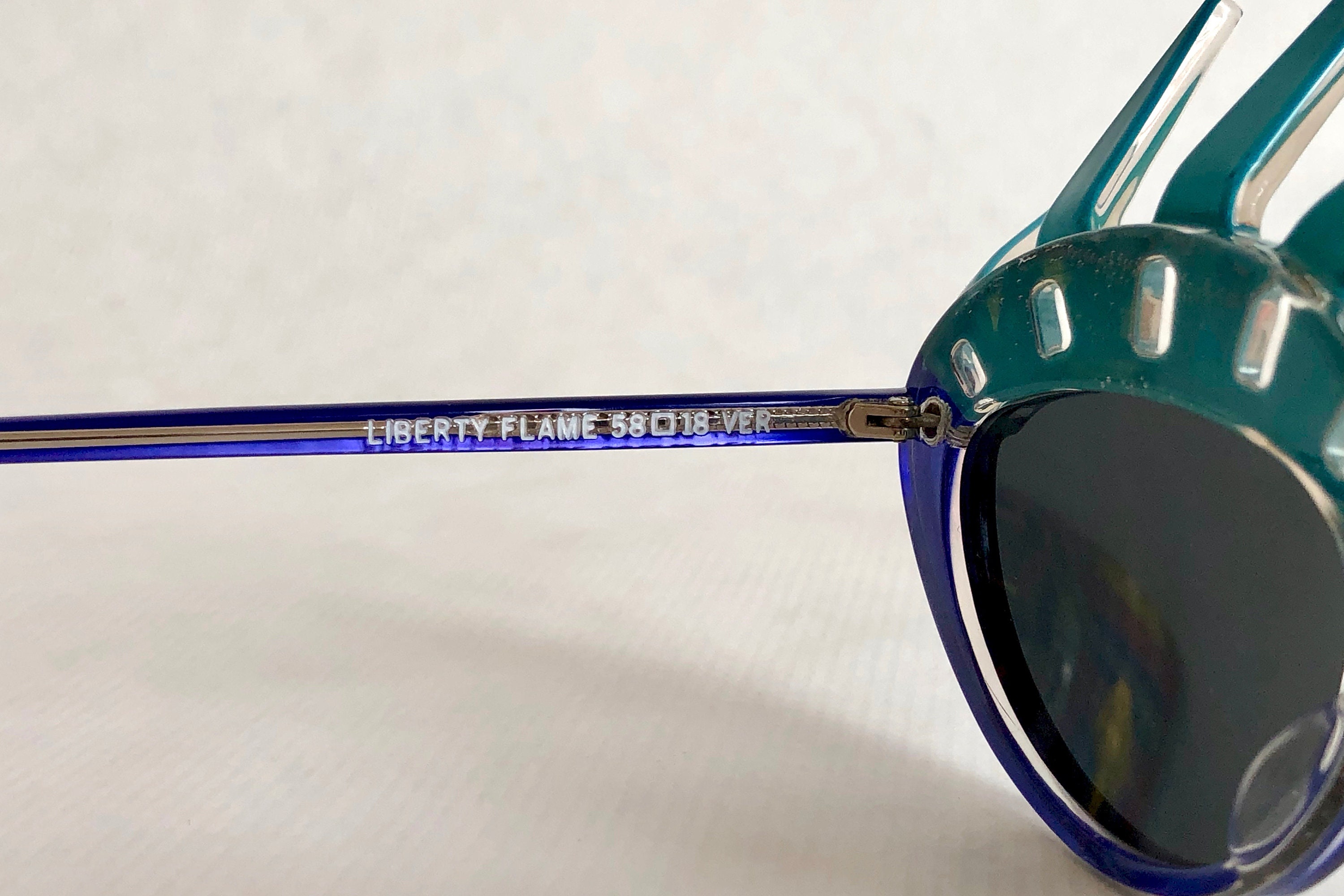 Anglo American Eyewear Liberty Flame Vintage Sunglasses Made In