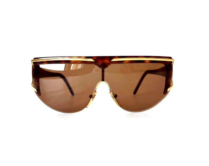 Vintage Valentino V568 Sunglasses New Old Stock Including Valentino Case Made in Italy in the 1980s