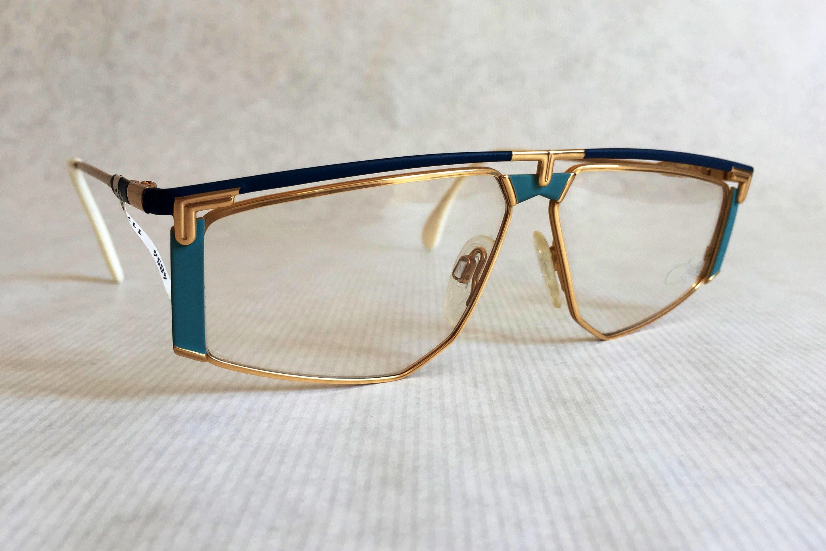Cazal 235 Col 387 Titanium Vintage Eyeglasses Made in West Germany New