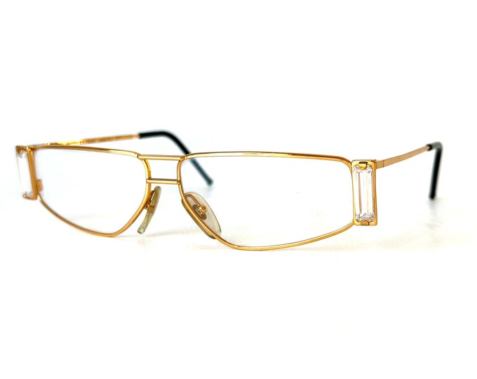 Vintage Gianfranco Ferre GFF 24 Brille New Old Stock Made in Italy in den 1980er Jahren