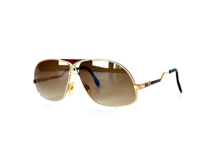 Vintage Cazal 737 Sunglasses New Old Stock Including Cazal Case Made in West Germany in the 1980s