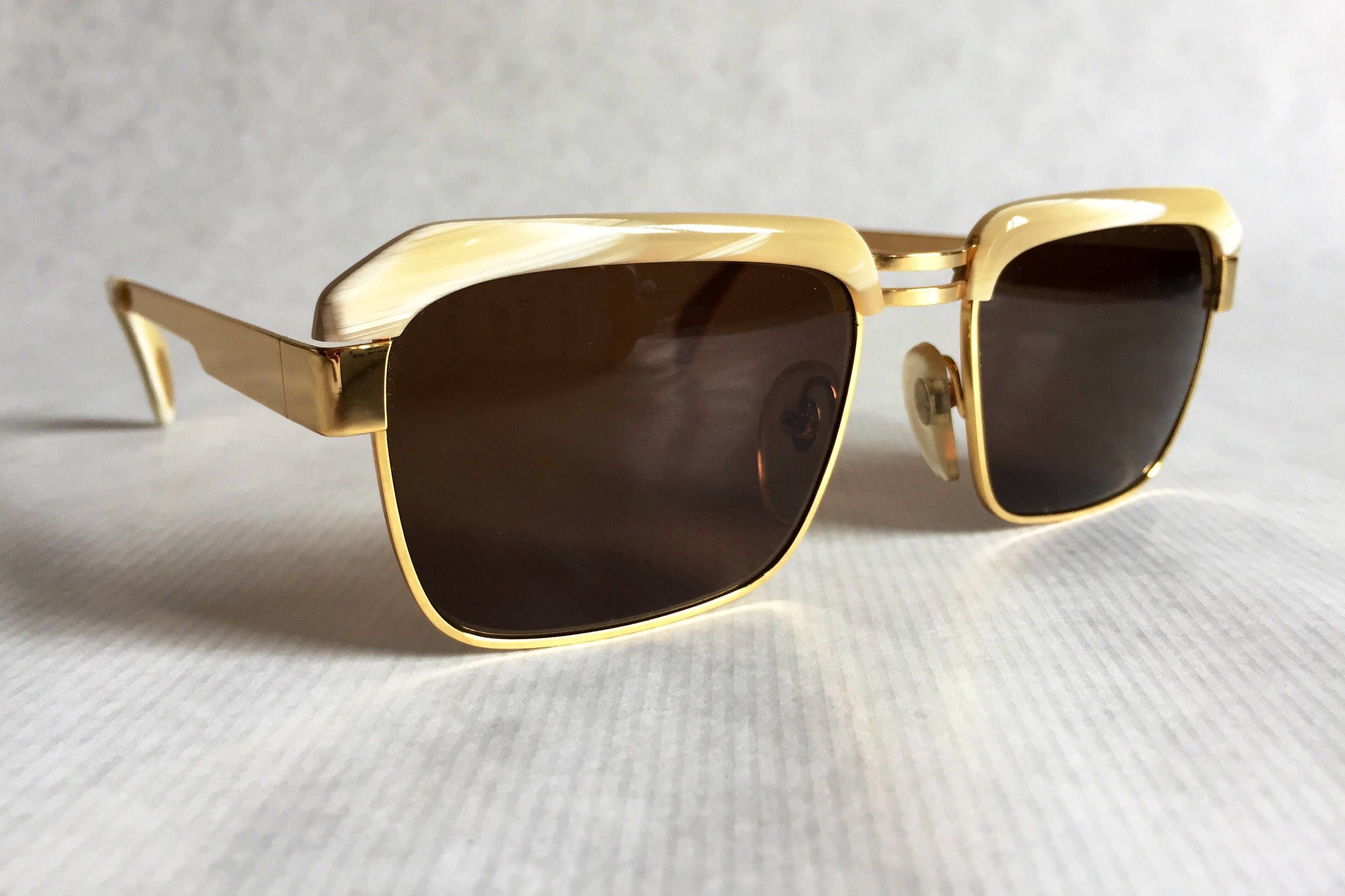 Gianni Versace Clubmaster Vintage Sunglasses New Old Stock