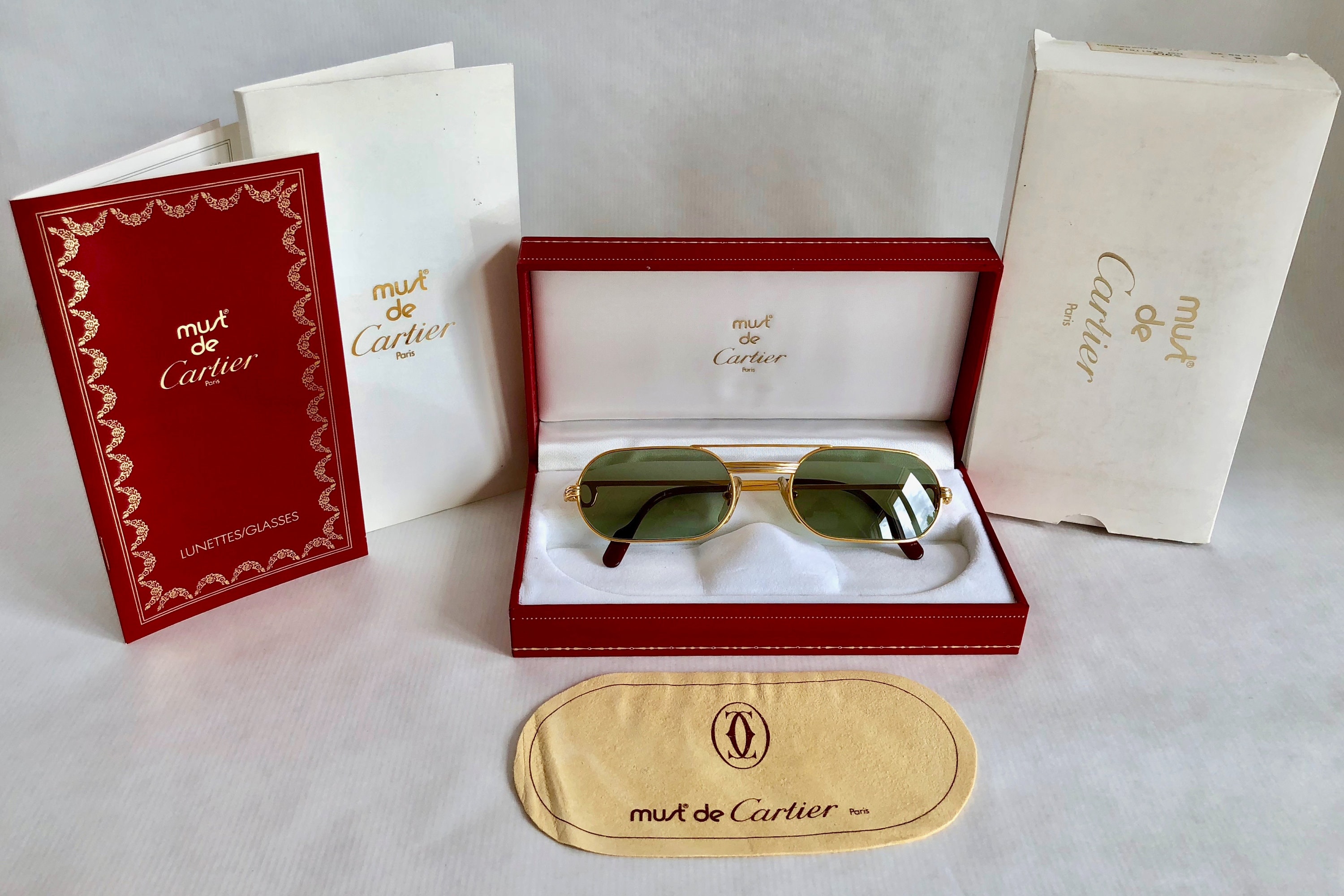 18k cartier glasses best sale