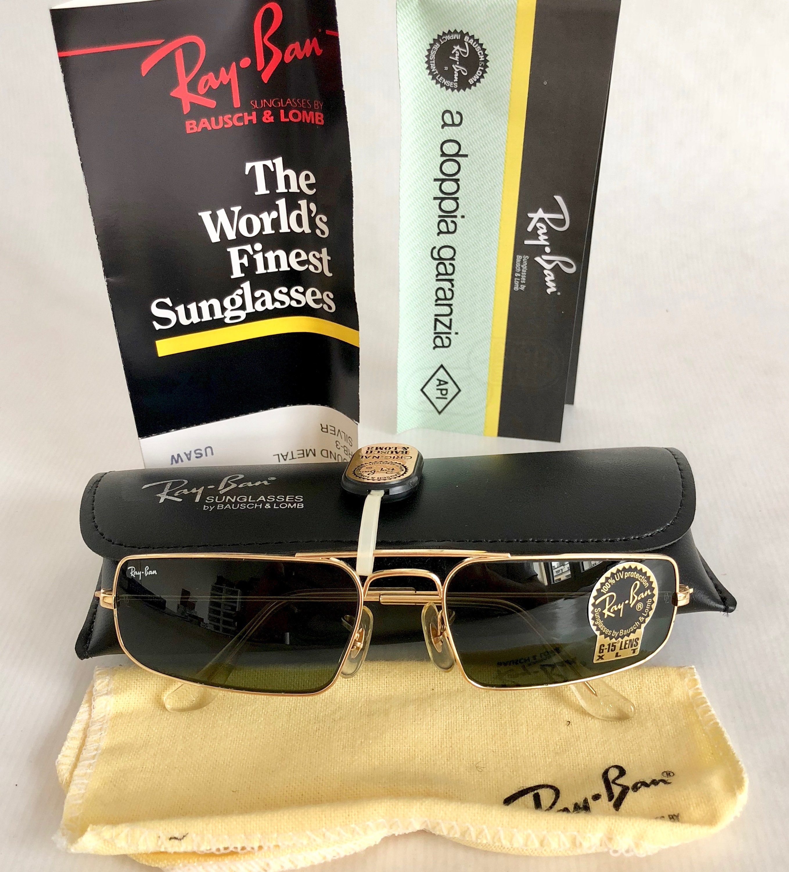 小物 Ray Ban BAUSCH&LOMB Made In Usa NEW OLD STOCK N.O.S VINTAGE RAY BAN BL USA BAUSCH&LOMB