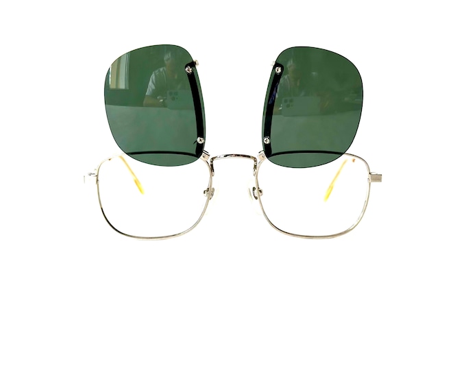 Vintage Helmut Lang 21-0003 Sunglasses Titanium Gullwing Doors Made in Japan by Murai in 1999