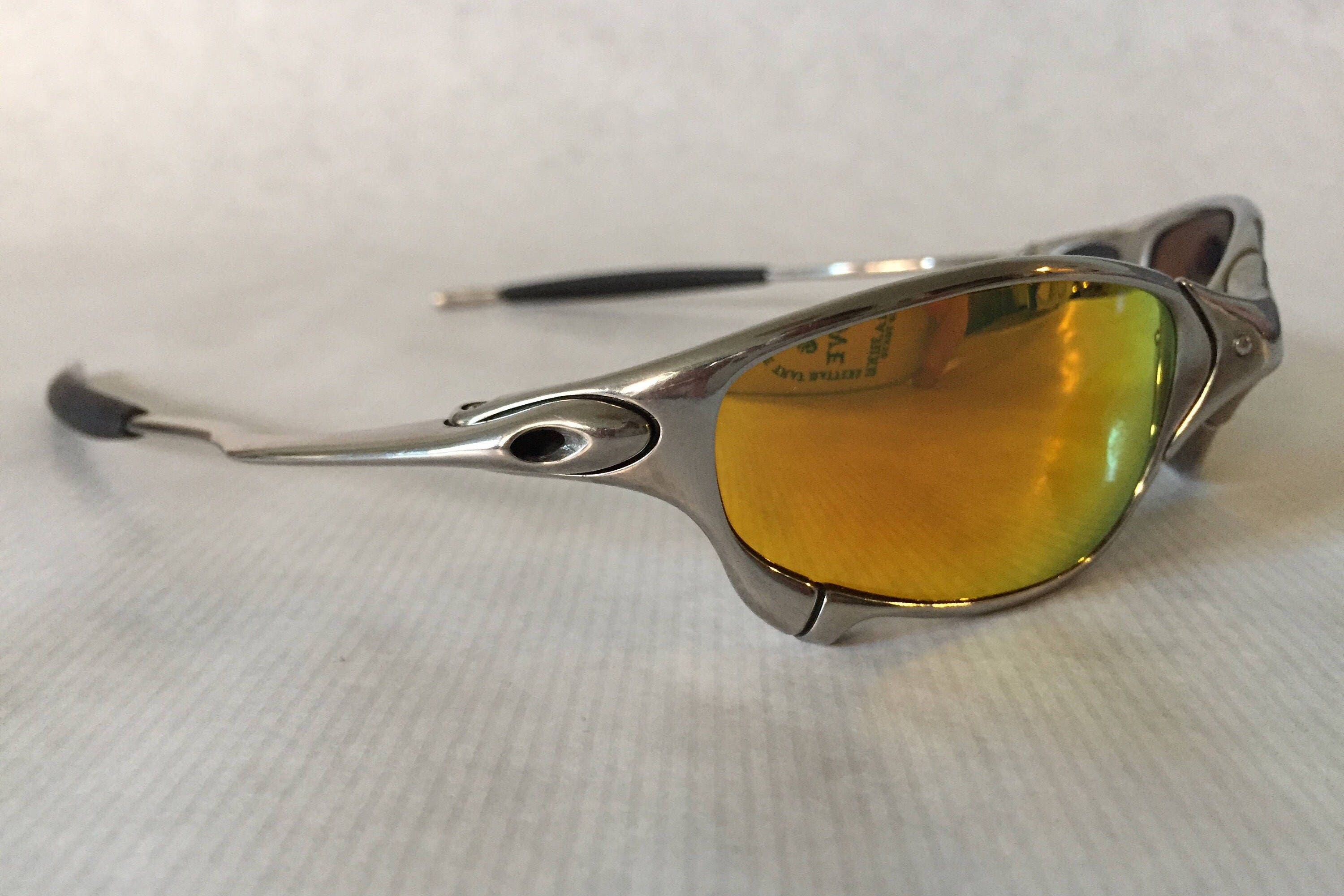 oakley metal juliet polished sunglasses polarized fire